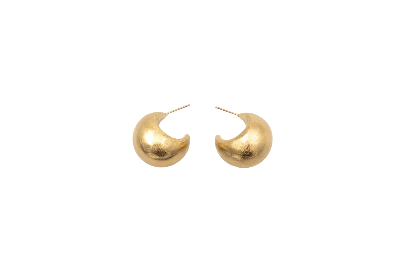 Cercei semicerc bombați de 23 mm