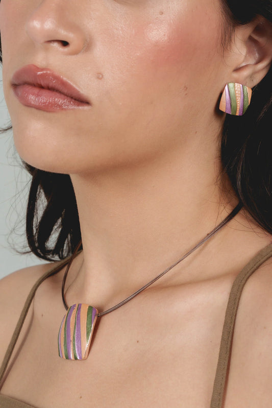 Cercei cu imagine de valuri