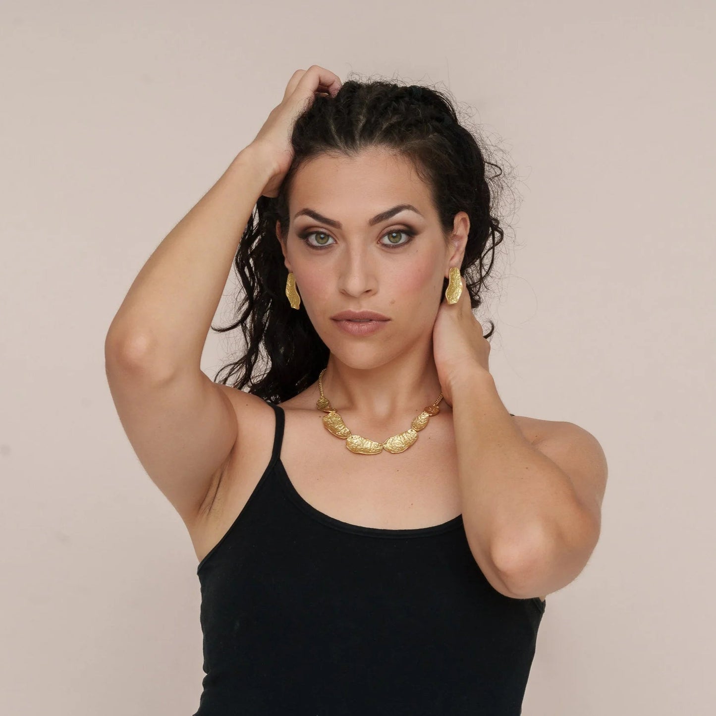 Cercei ovali stilizați KLK Romania