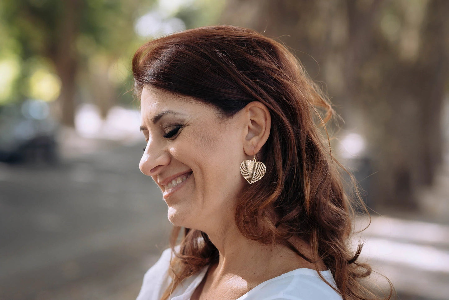 Cercei mici cu inimă filigrană KLK Romania