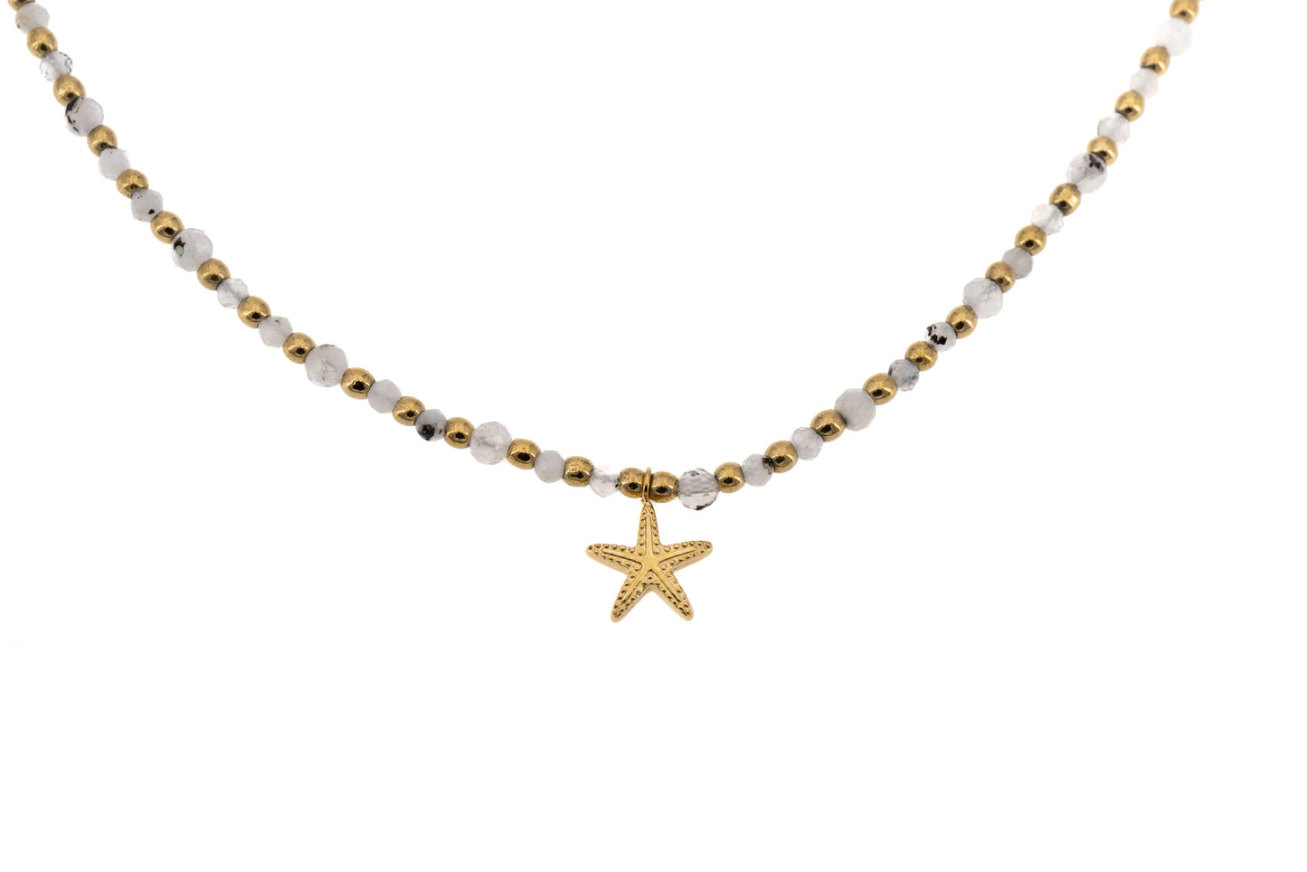 Choker cu pietre și stele de mare