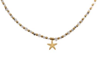 Choker cu pietre și stele de mare
