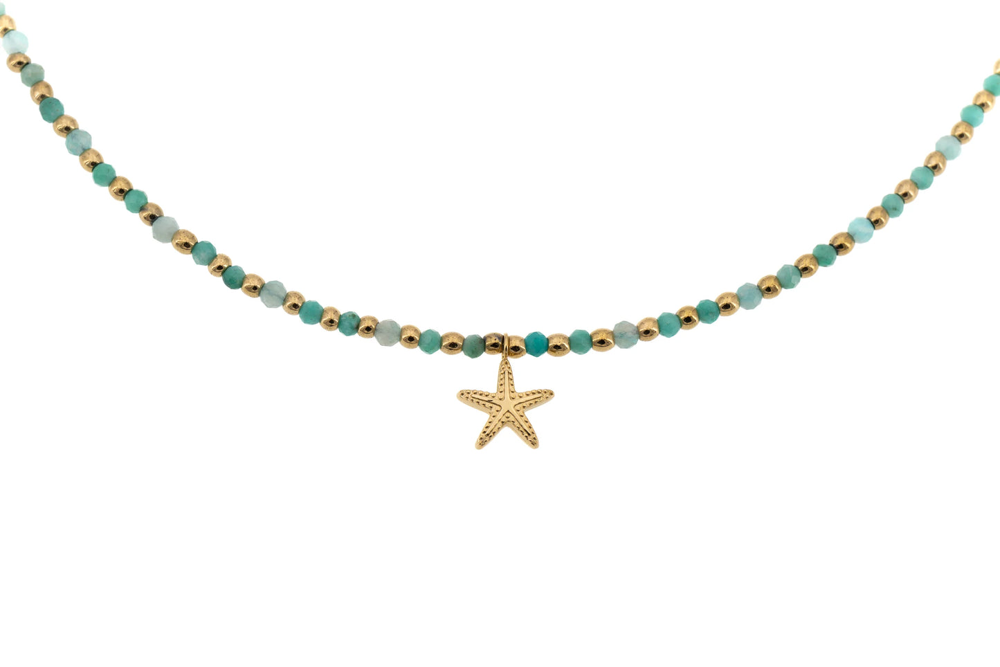 Choker cu pietre și stele de mare