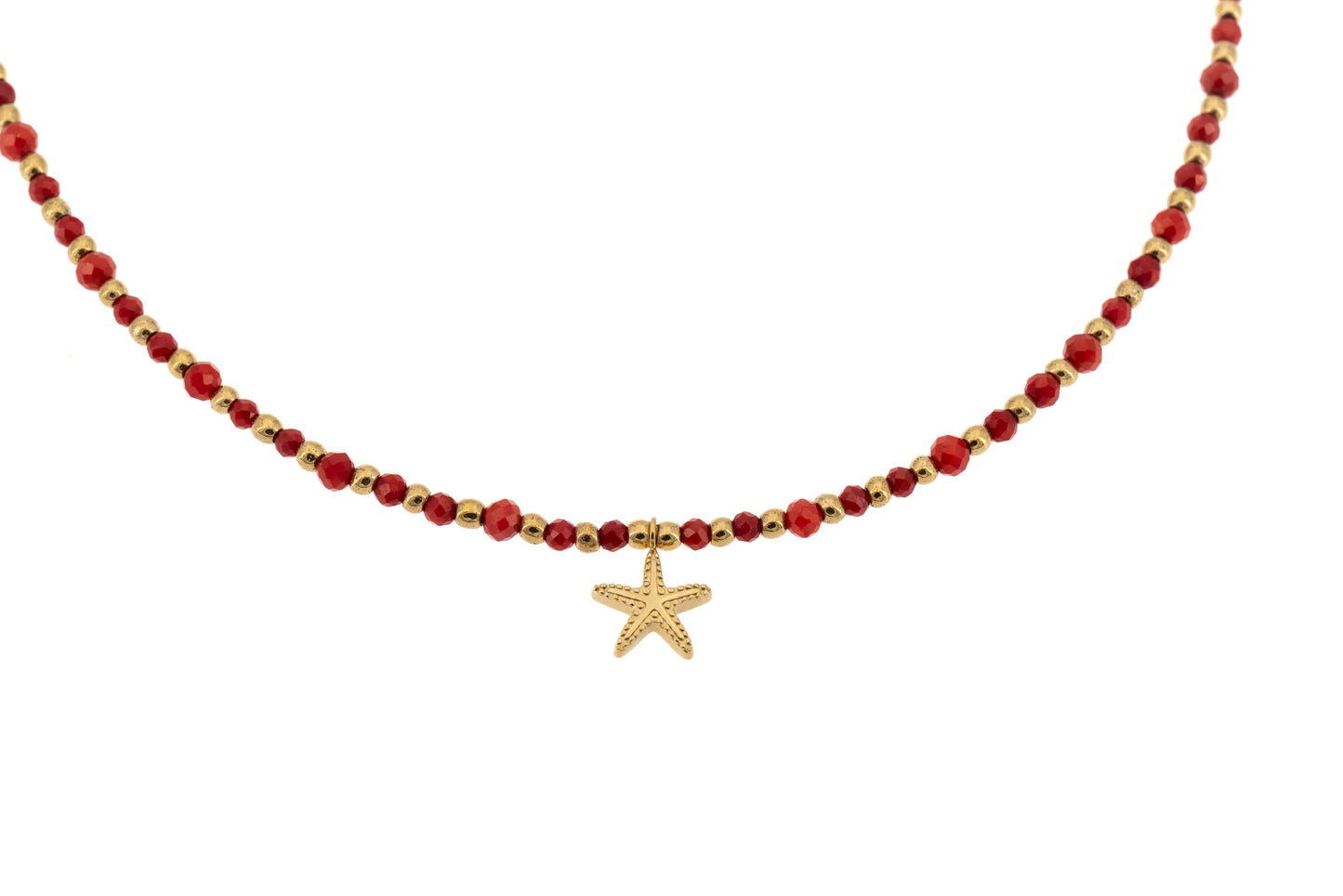 Choker cu pietre și stele de mare