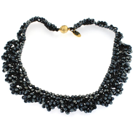 COLIER CHOKER CU MULTI-CRISTALE