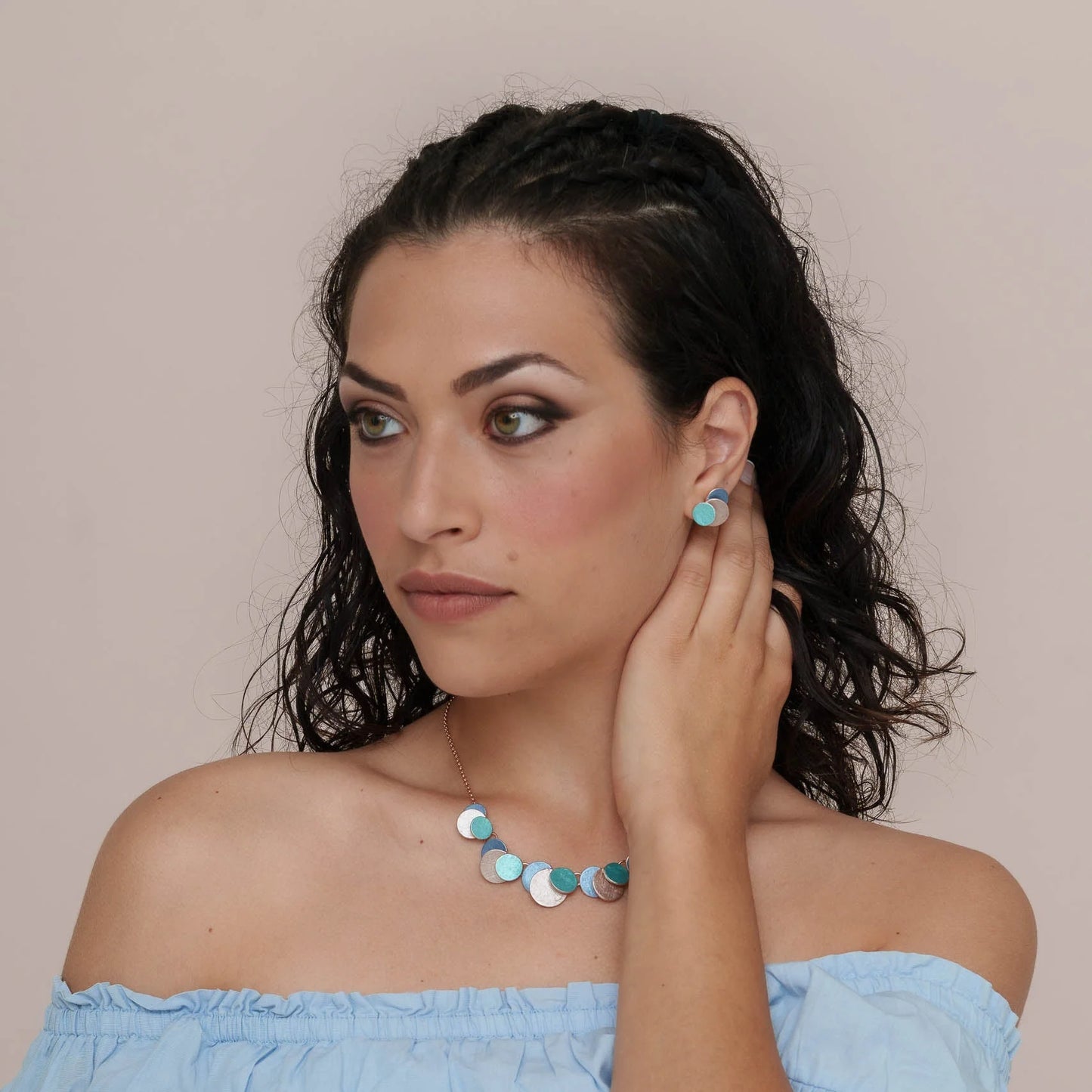 Cercei pictați manual