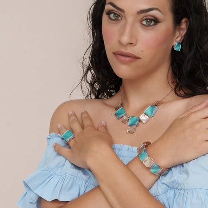 Inel cu pătrate neregulate