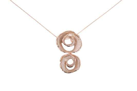 Colier lung spiralat