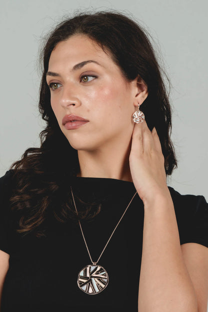 Cercei cu raze rotunde