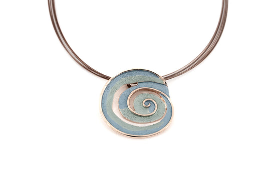 Colier abstract cu melc - KLK Romania