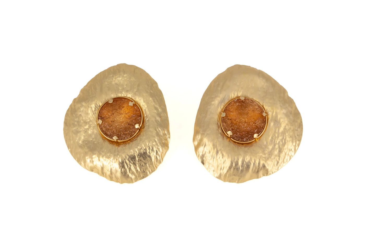 Cercei soare cu rășină