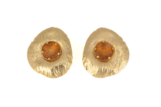 Cercei soare cu rășină