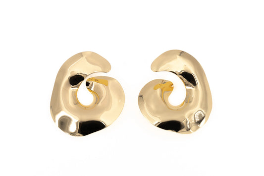 Cercei cu melci stilizați