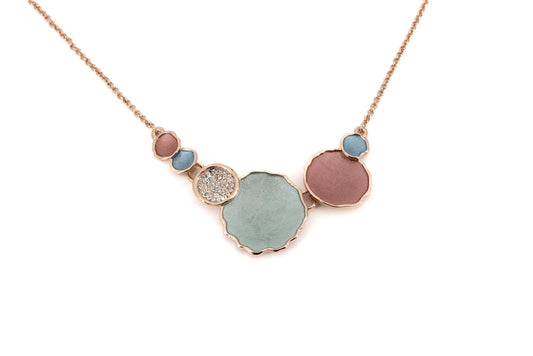 Choker rotund cu strasuri