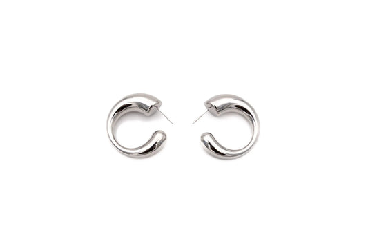 Cercei semicerc bombați de 31 mm